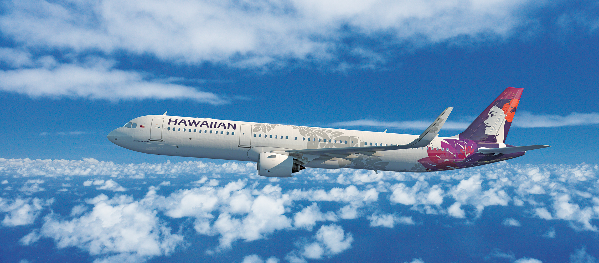 hawaiian airlines plane in sky