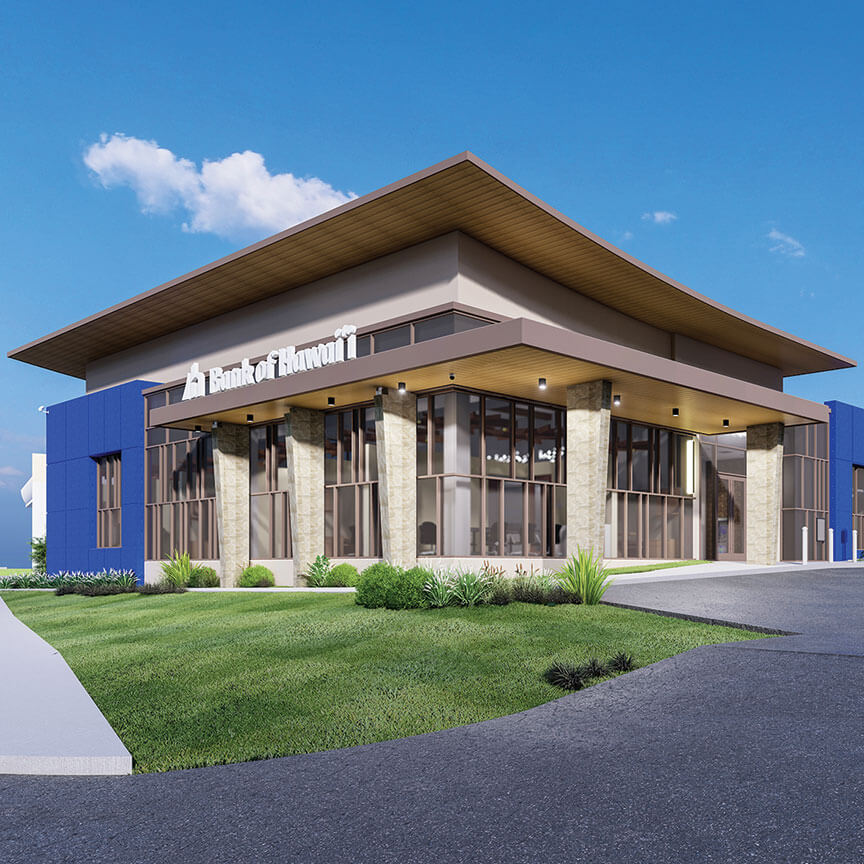 Tamuning Branch in Guam rendering