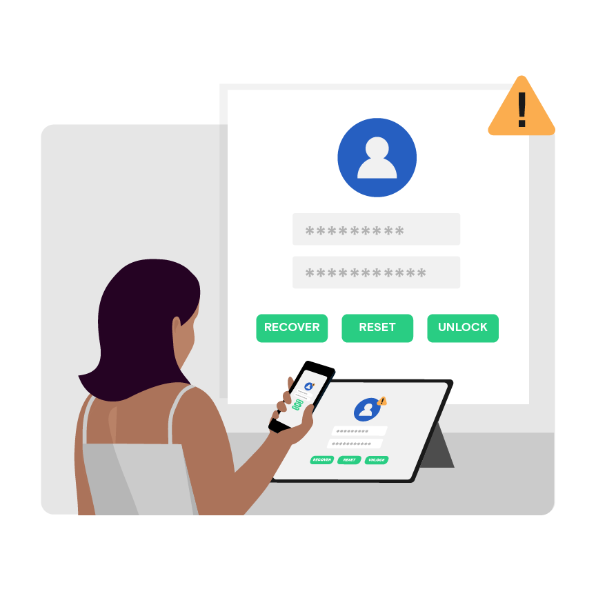 recover and reset password illustration